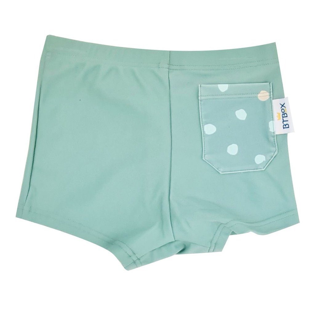 Boxer protección solar Lunares Verde BTBOX