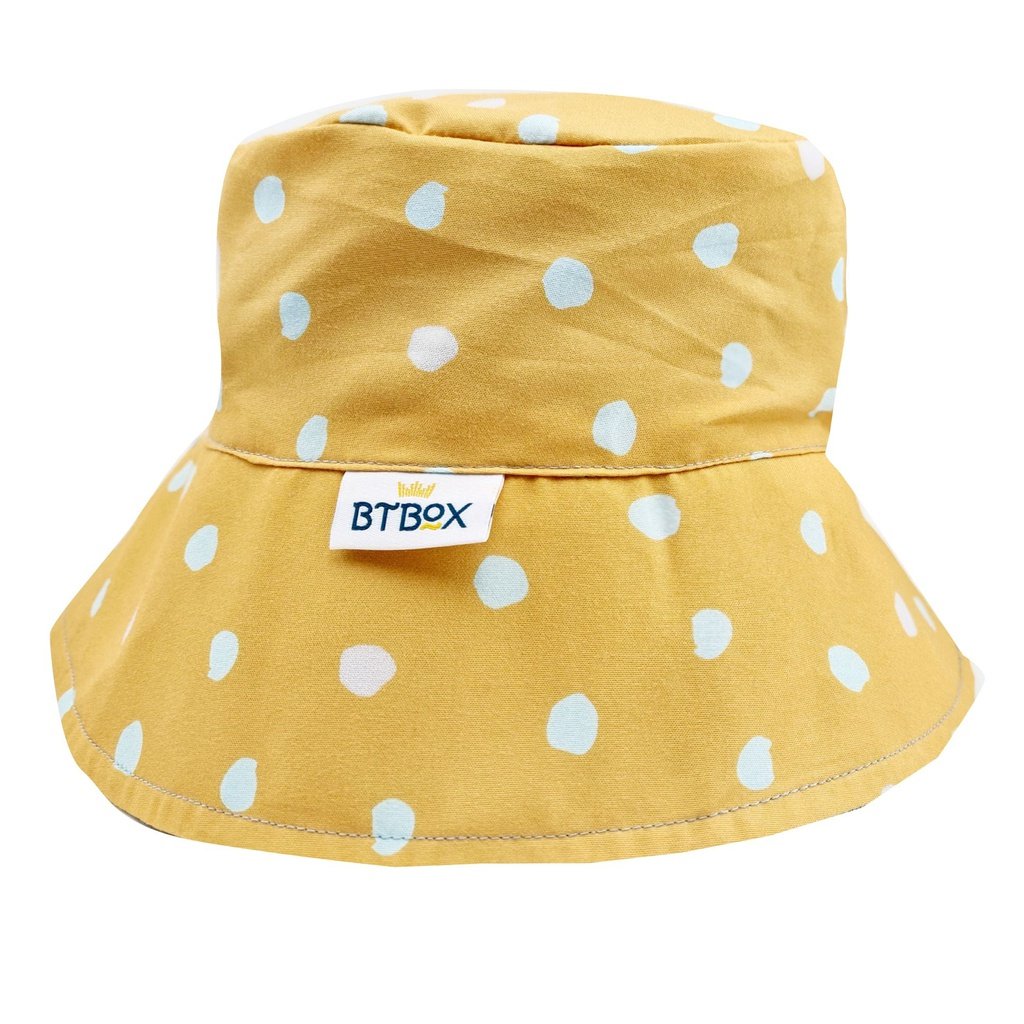 Gorrito protección solar Lunares Mostaza BTBOX