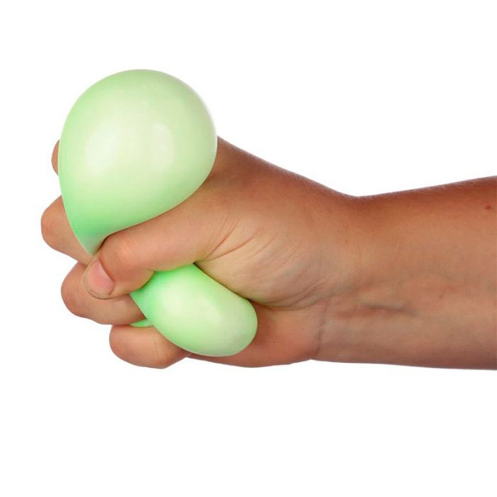 Pelota estrujable de colores fluor