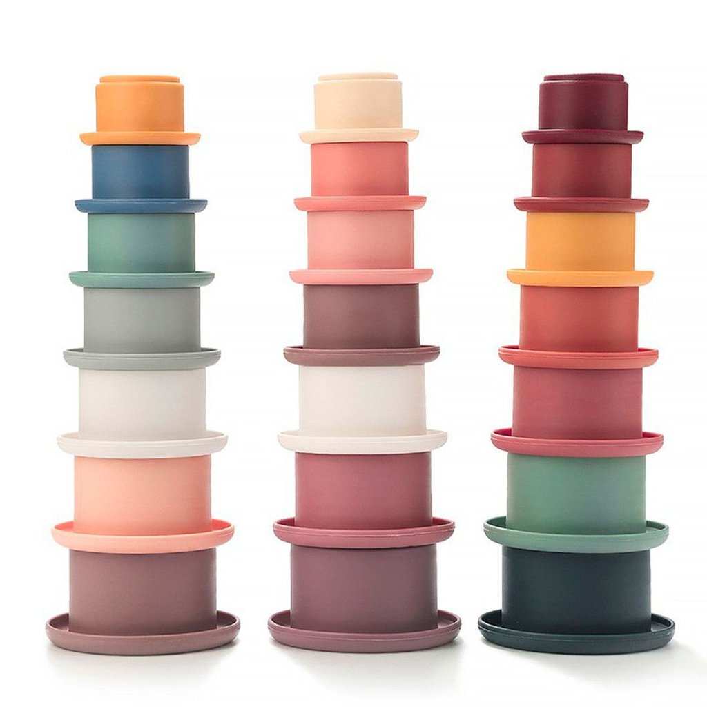 Vasitos apilables Light Color de silicona MIWIS