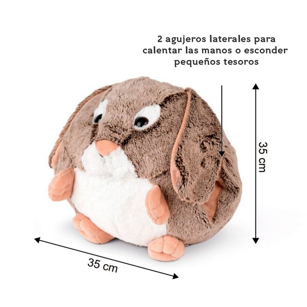 Peluche calienta manos Bichobola Conejito