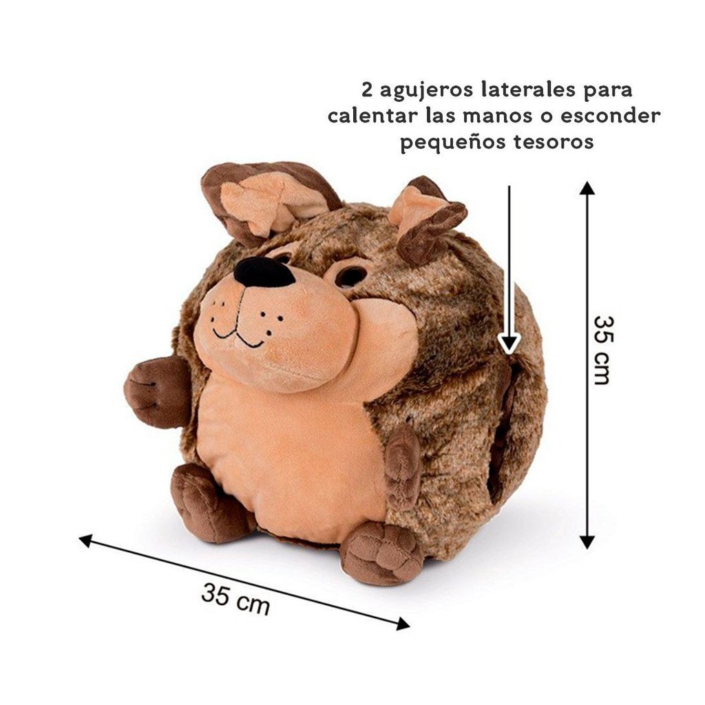 Peluche calienta manos Bichobola Perro Scubi