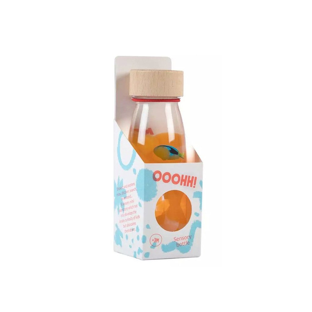 Botella Sensorial Sonidos Blue Tang PETIT BOUM