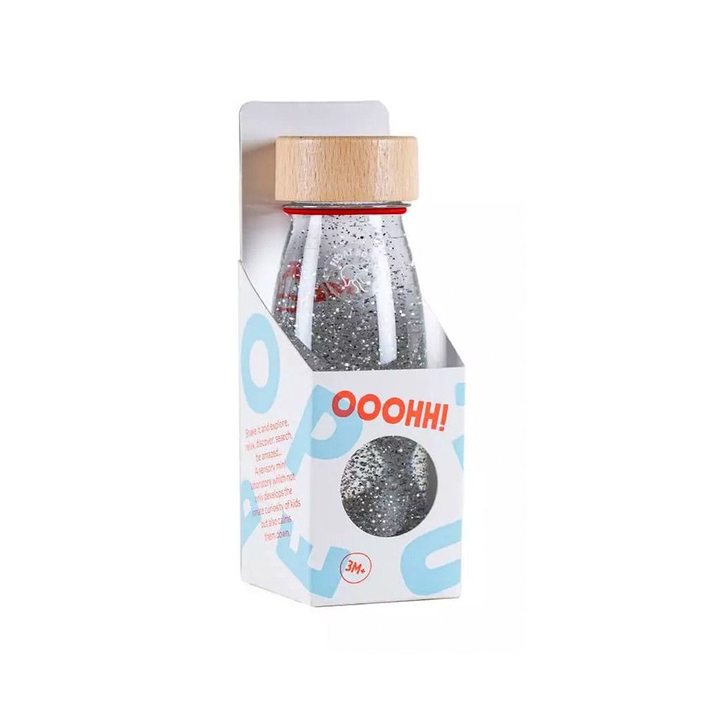 Botella Sensorial Flotante Silver PETIT BOUM
