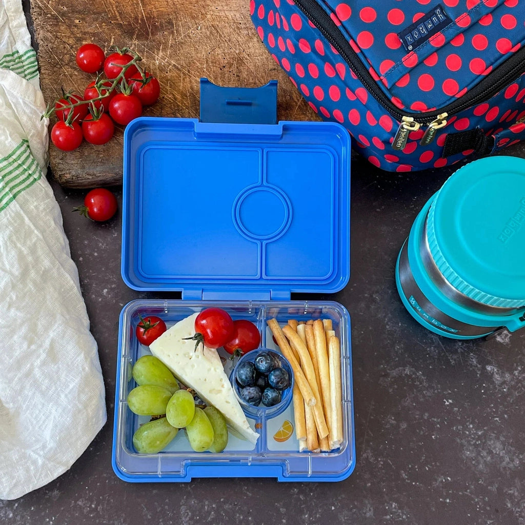 Fiambrera Yumbox Snack 3C - Surf Blue + Cohetes YUMBOX