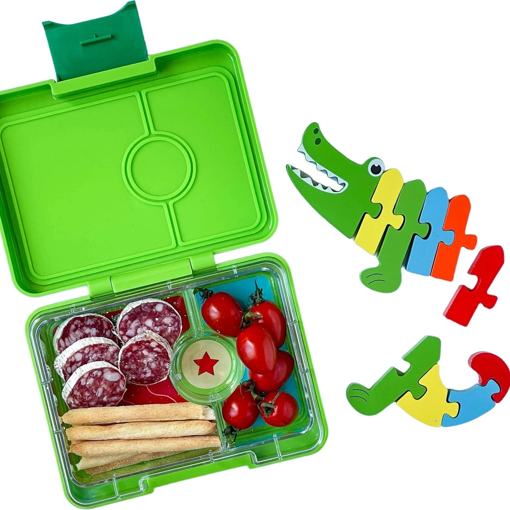 Fiambrera Yumbox Snack 3C - Jurassic Green + Dinos YUMBOX
