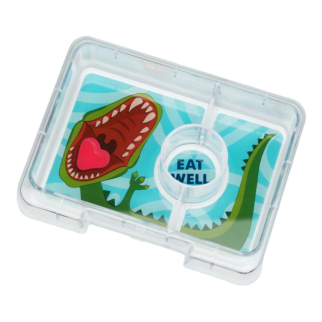 Fiambrera Yumbox Snack 3C - Surf Blue + Dinos YUMBOX