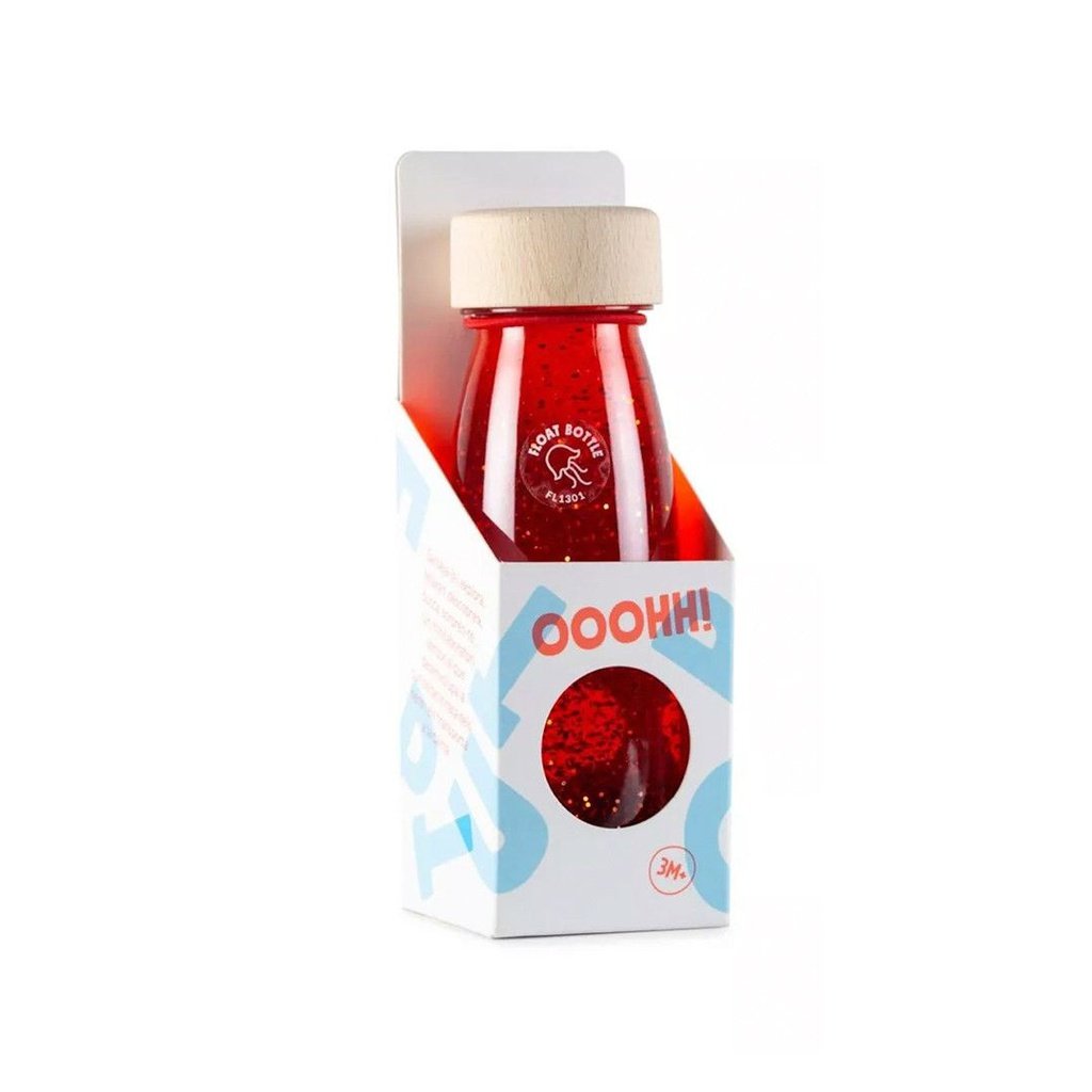 Botella Sensorial Flotante Red PETIT BOUM