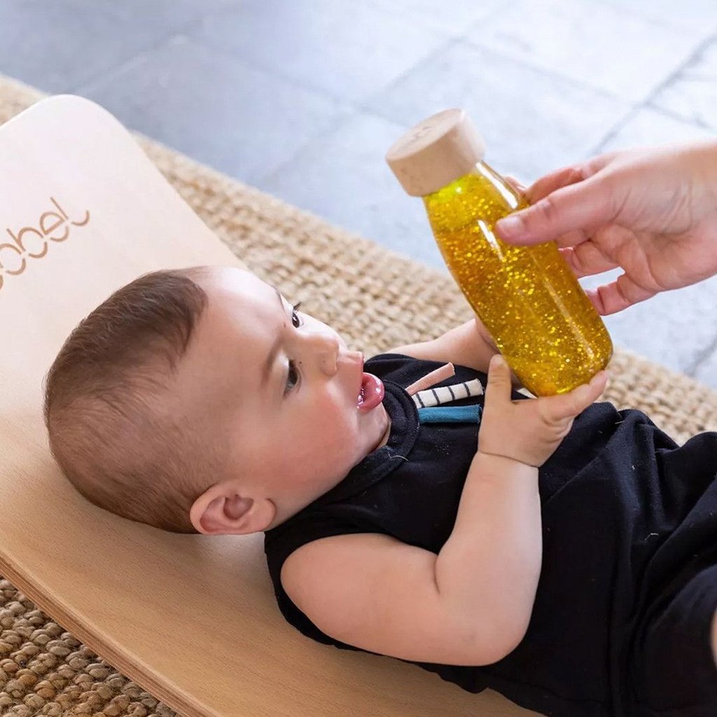 Botella Sensorial Flotante Yellow PETIT BOUM