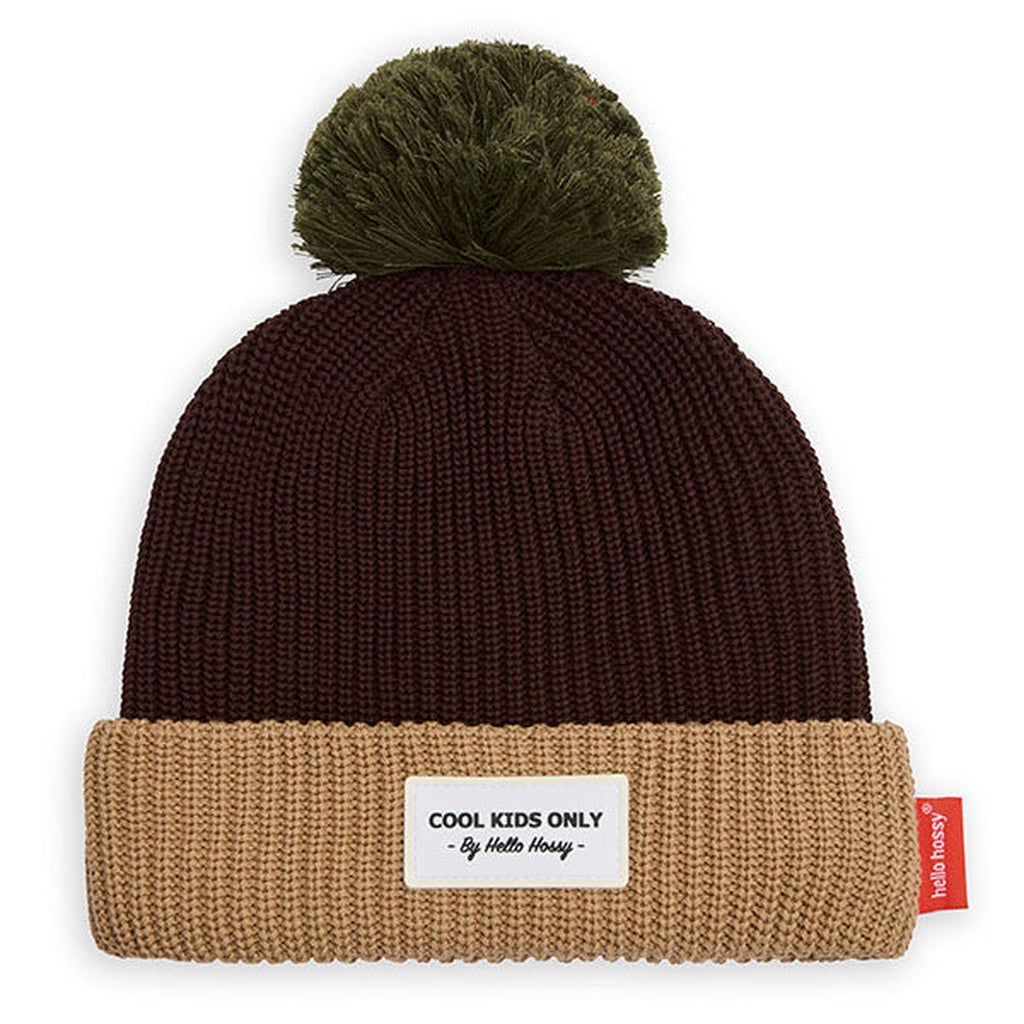 Gorro pompón Block Pistachio HELLO HOSSY