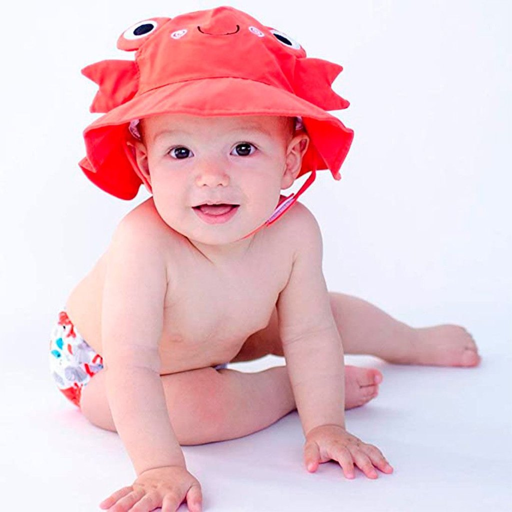 Bañador pañal y gorrito UPF 50 Cangrejo ZOOCCHINI