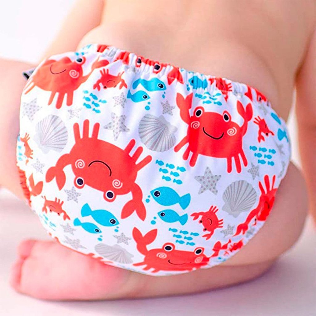 Bañador pañal y gorrito UPF 50 Cangrejo ZOOCCHINI