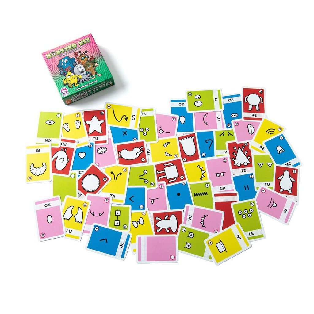 Monster Kit - Juego de cartas educativo TRANJIS GAMES. 3+ Años
