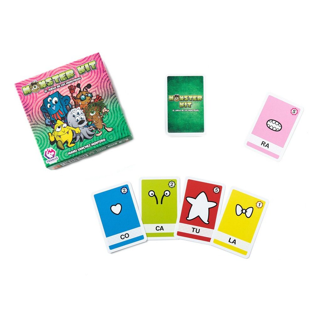 Monster Kit - Juego de cartas educativo TRANJIS GAMES. 3+ Años