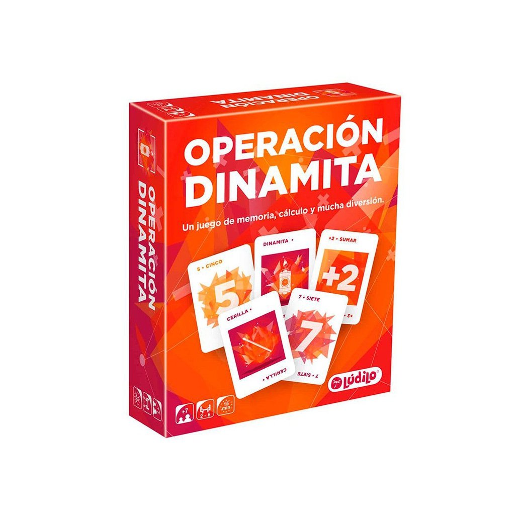 Operación Dinamita - Juego de cálculo y memoria LÚDILO 6+ Años
