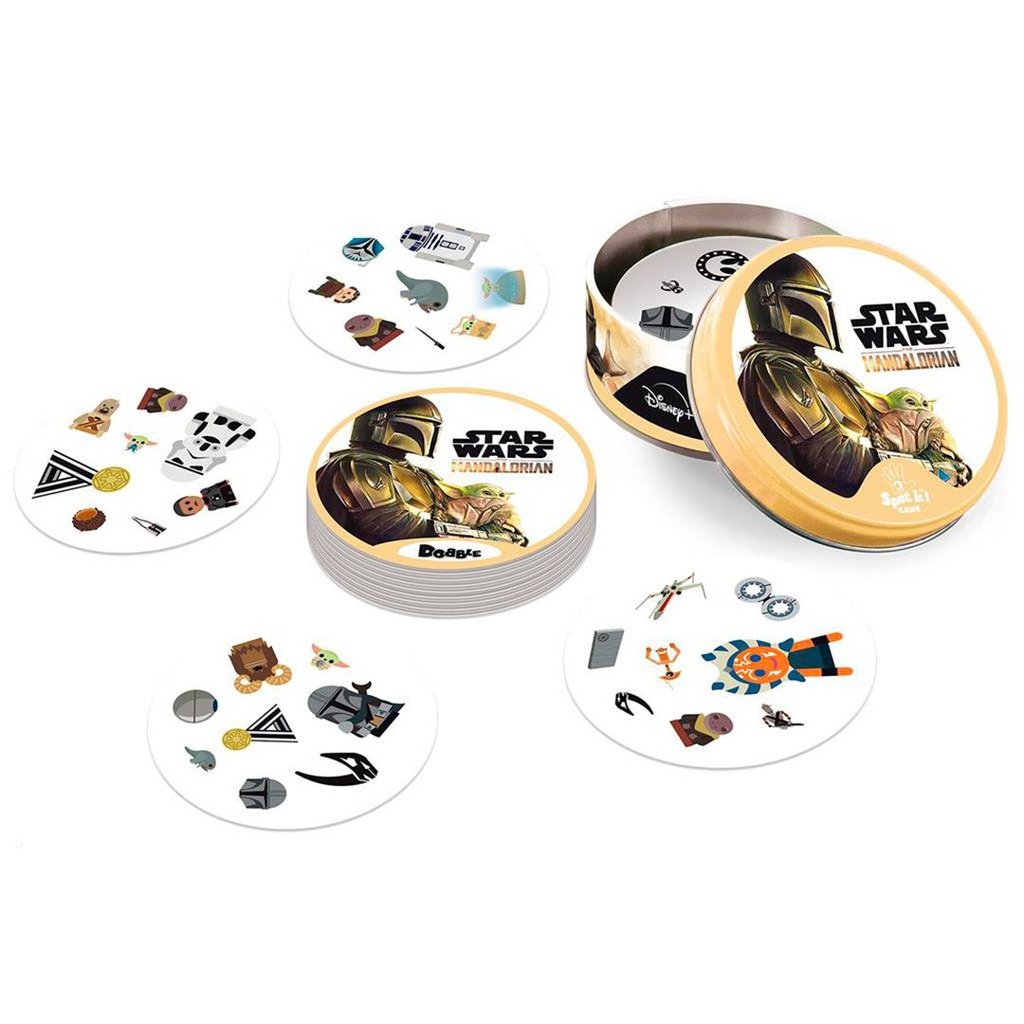Dobble Star Wars Mandalorian - Juego de cartas de rapidez