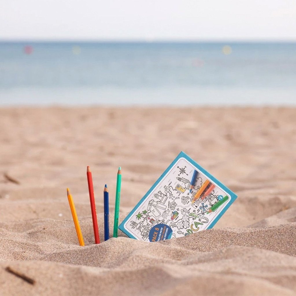 Pack 8 postales de Menorca para colorear