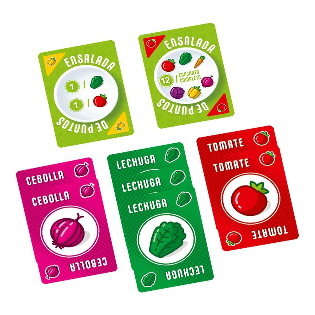 Ensalada de Puntos- Juego de cartas rápido DEVIR 8 +Años
