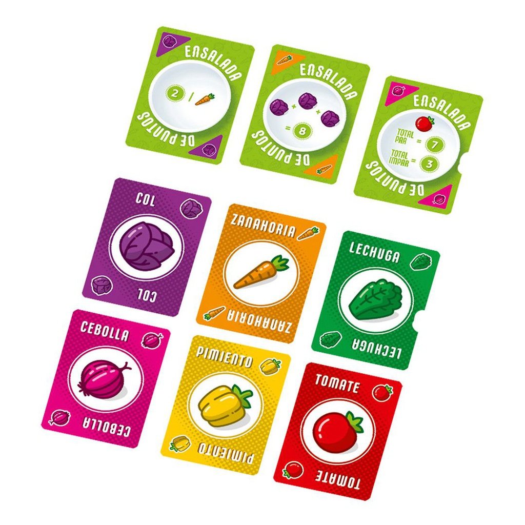 Ensalada de Puntos- Juego de cartas rápido DEVIR 8 +Años