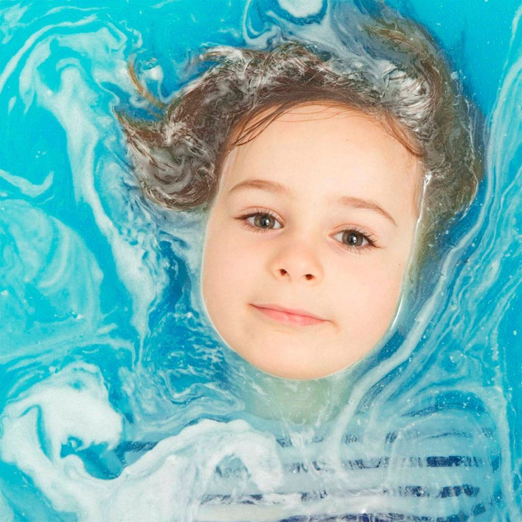 Sales de baño espumosas azul NAILMATIC