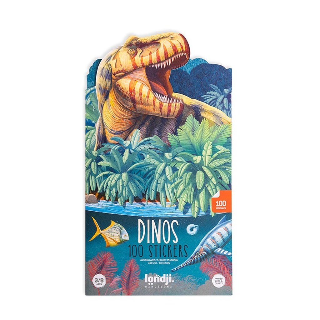 Stickers Dinos 100 pegatinas LONDJI