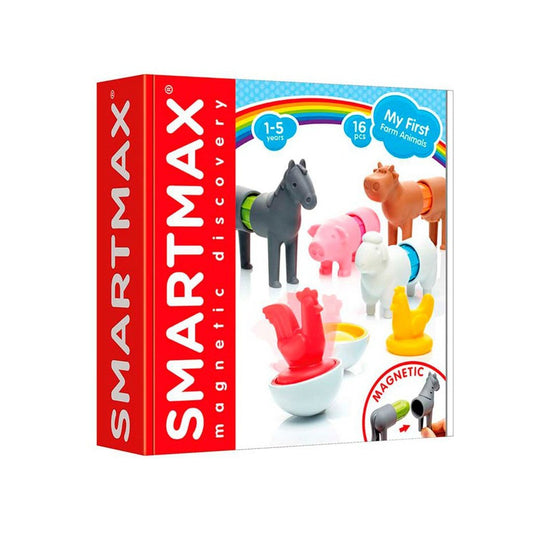 My First Farm Animals Juego de construcción magnético SMARTMAX