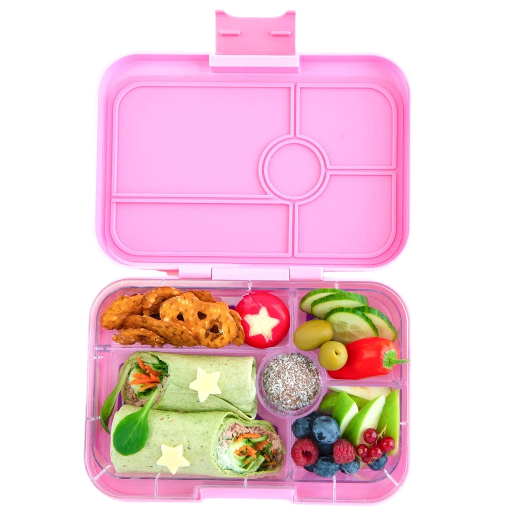 Fiambrera Yumbox Tapas 5C - Capri Pink - Jungla Pastel YUMBOX