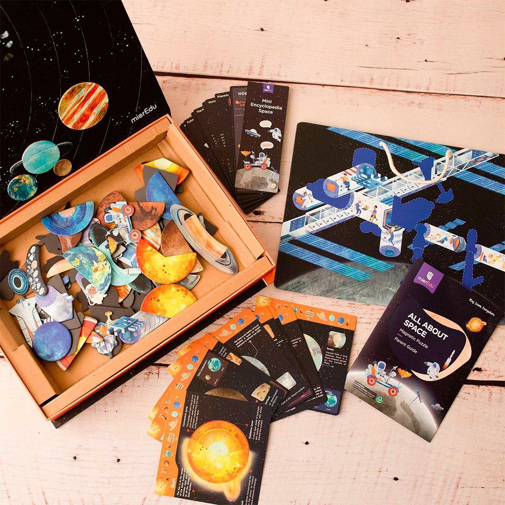 Todo acerca del Espacio - Puzzle Magnético MIEREDU