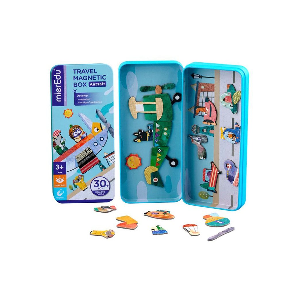 Puzzle Magnético Mis Viajes - Aviones MIEREDU