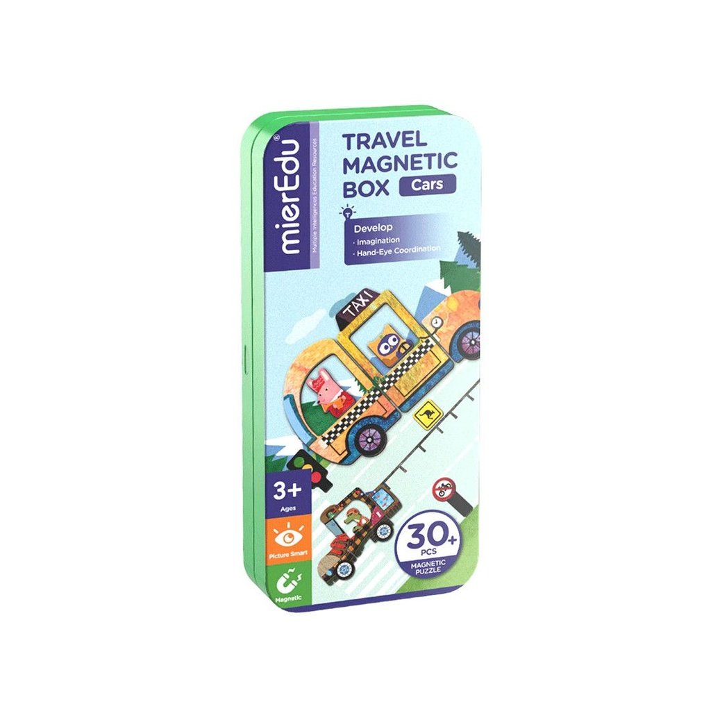 Puzzle Magnético Mis Viajes - Coches MIEREDU