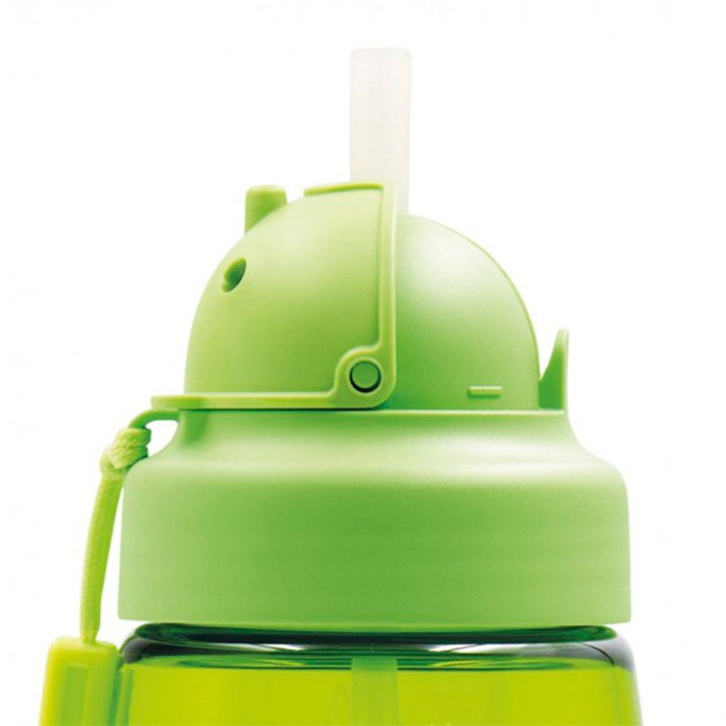 Botella Tritan con tapón Oby Verde 450ml LAKEN