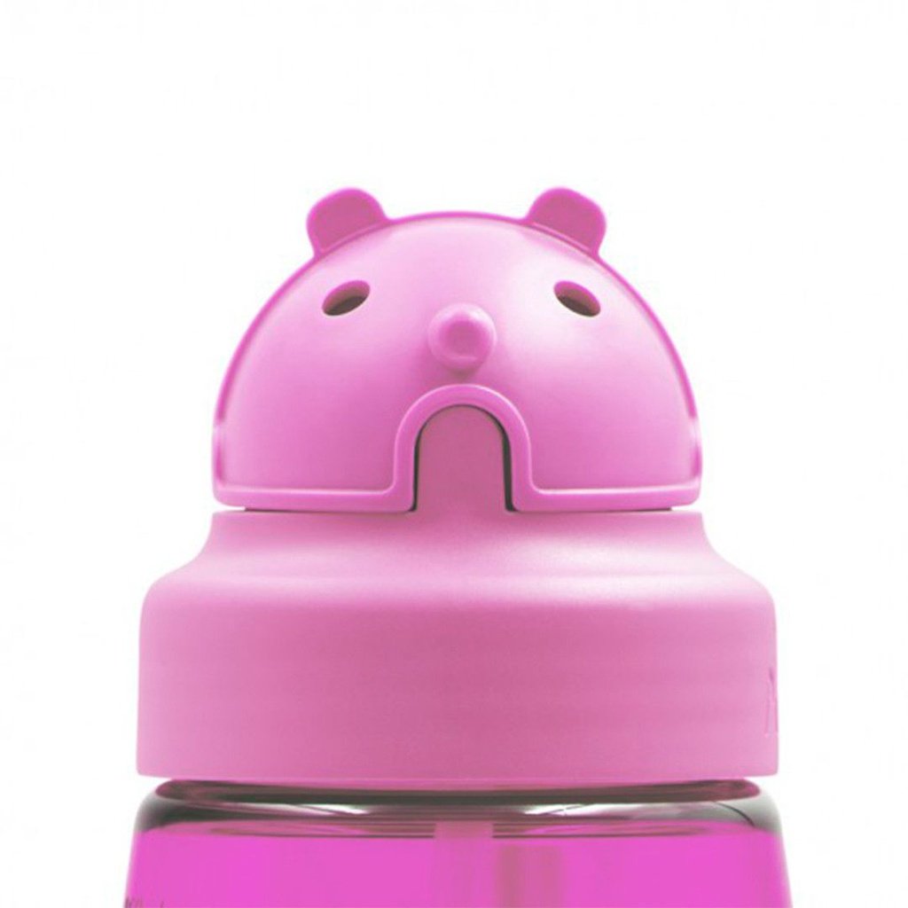 Botella Tritan con tapón Oby Rosa 450ml LAKEN