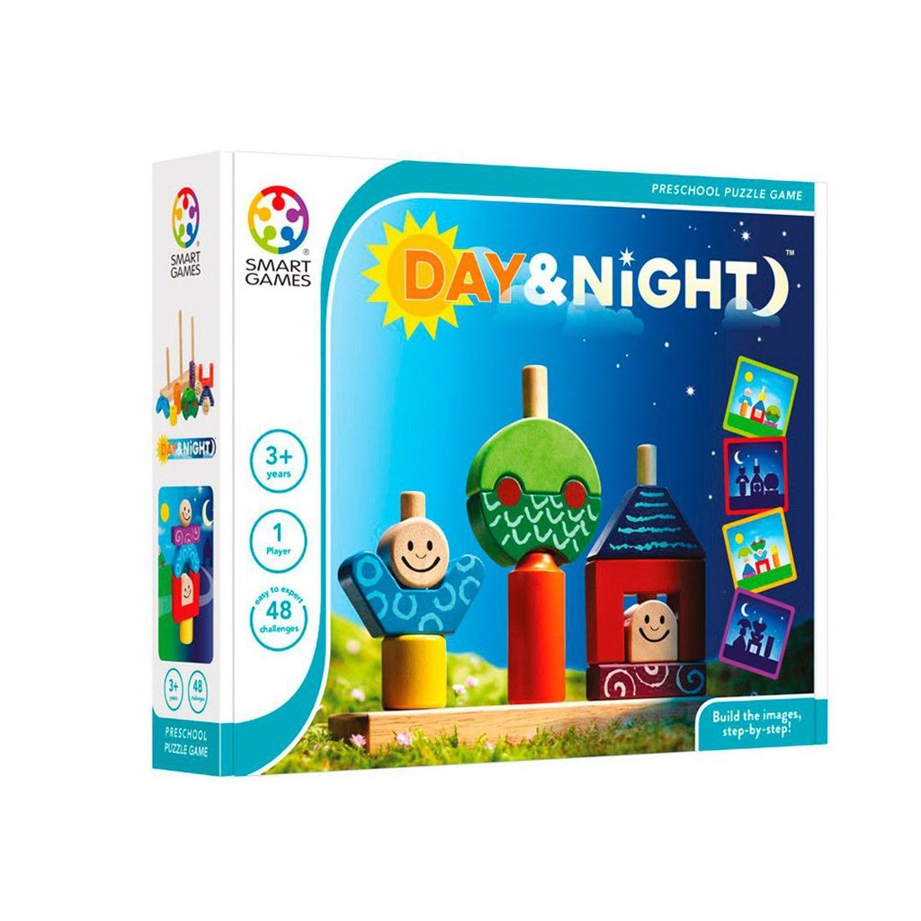 Día y Noche - Juego de lógica para encajar SMART GAMES