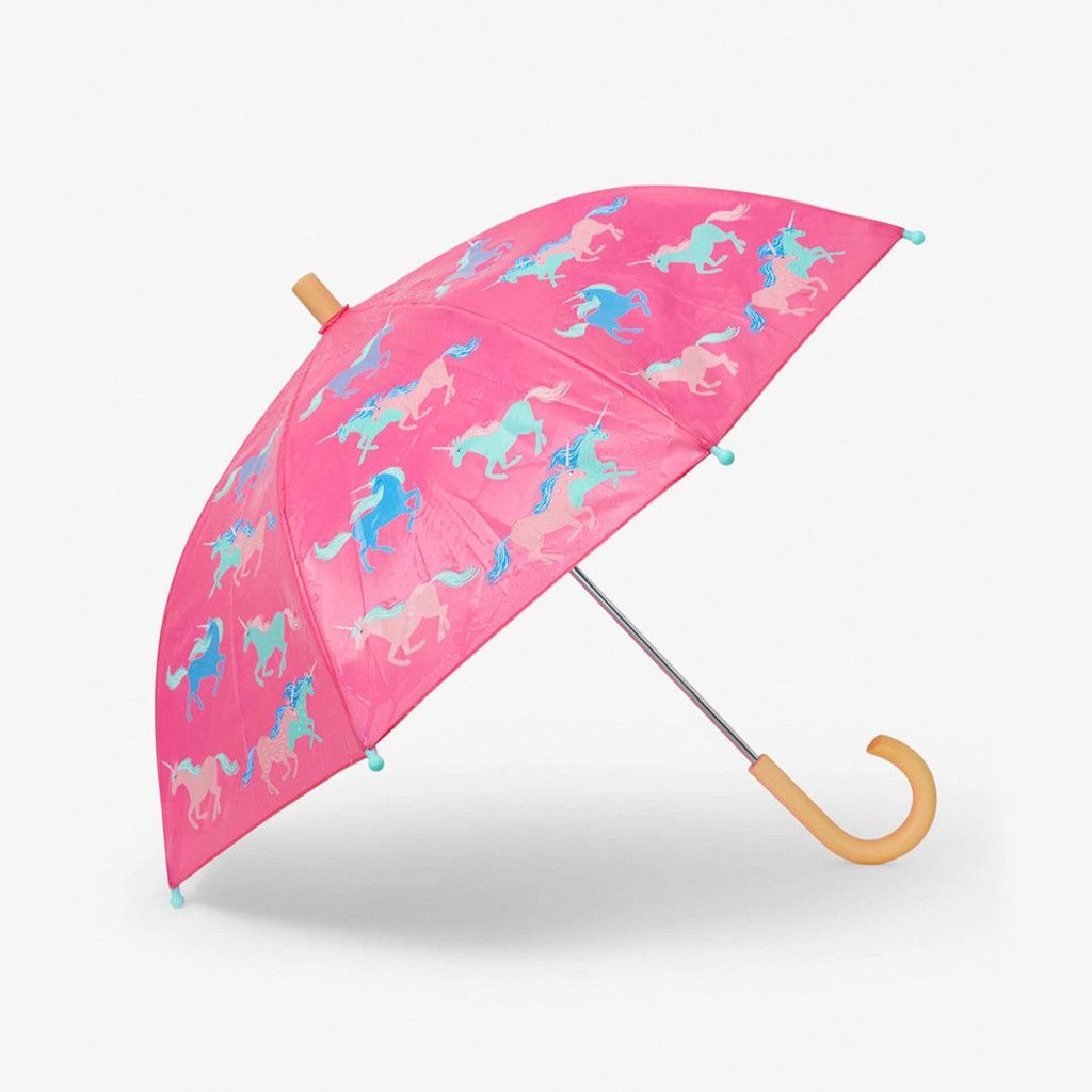 Paraguas cambia color Frolicking Unicorns HATLEY