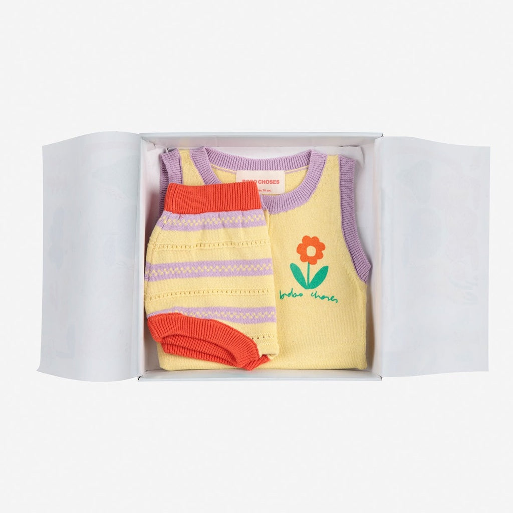 Conjunto bebé camiseta Flower BOBO CHOSES