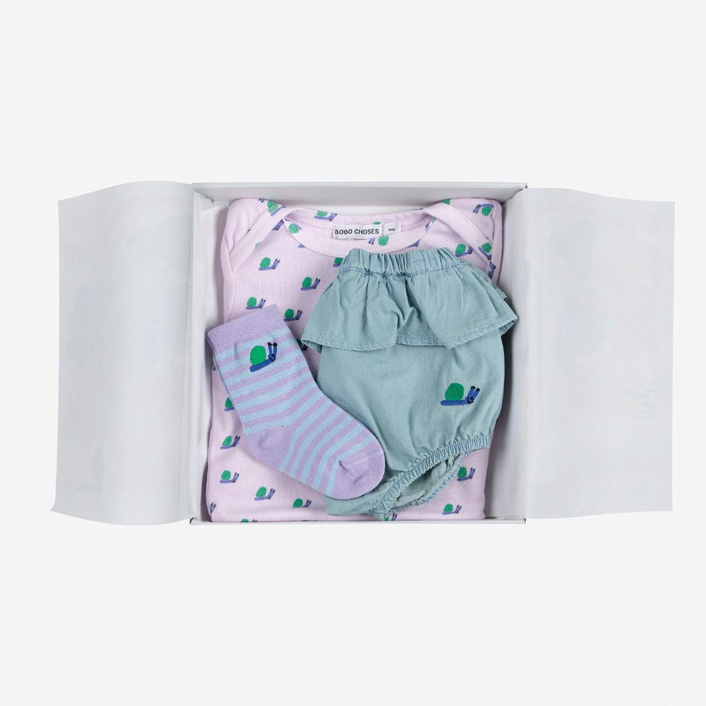 Conjunto bebé body Funny Snail BOBO CHOSES