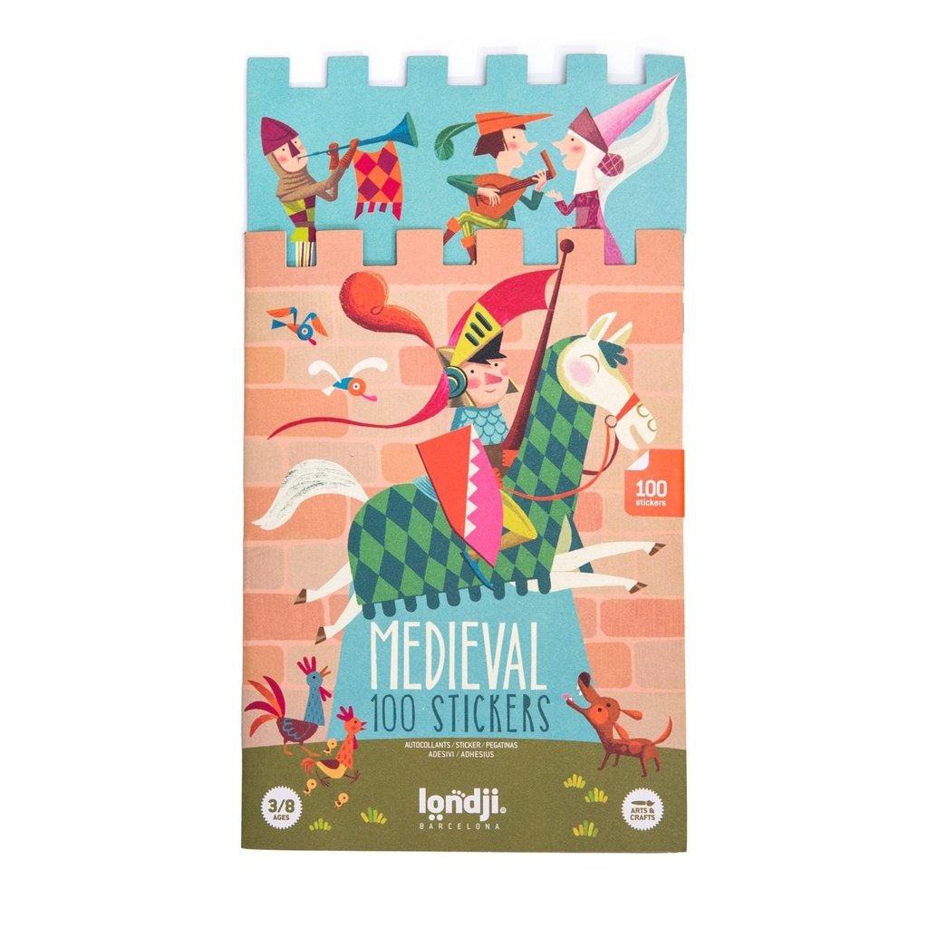 Stickers Medieval 100 pegatinas LONDJI