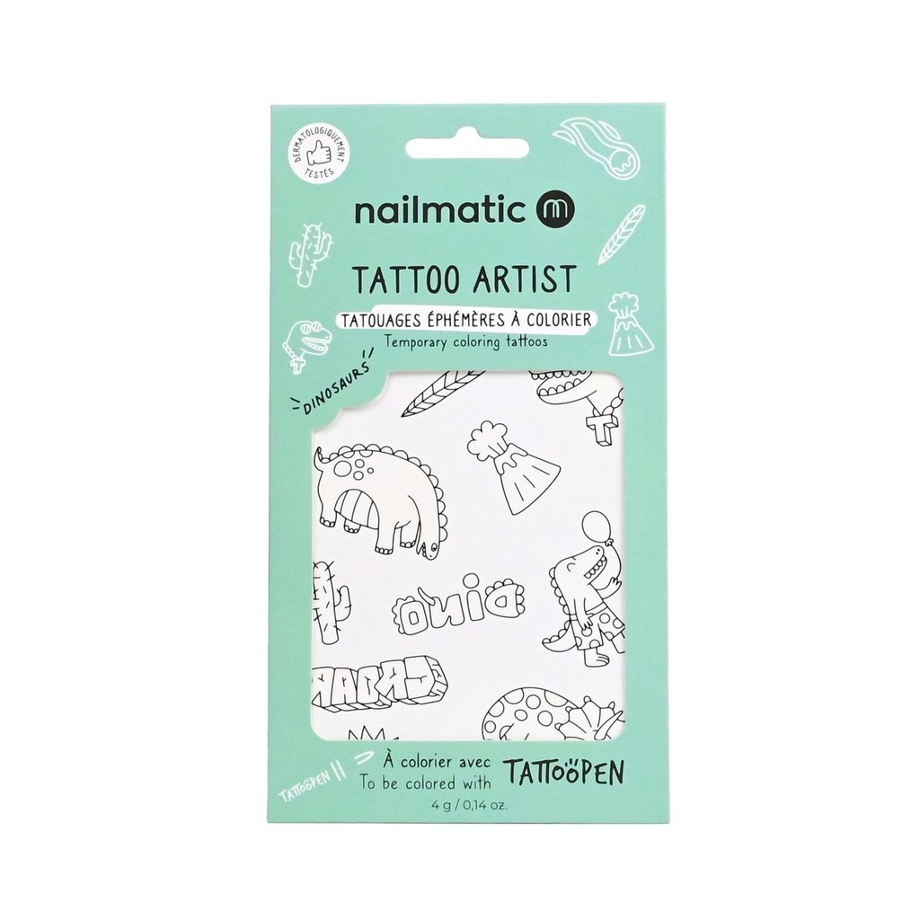 Tattoo Artist Dinosaurs NAILMATIC