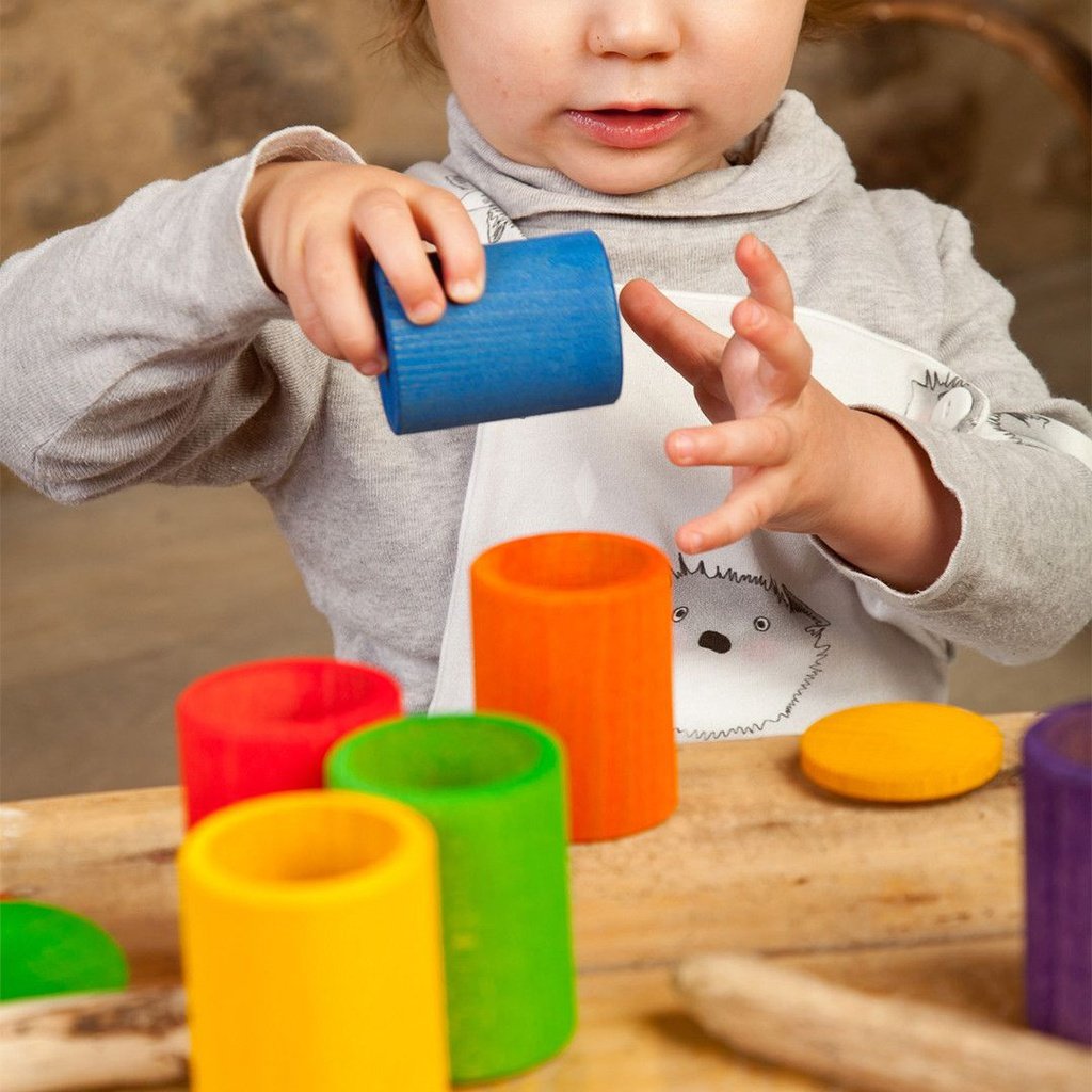 Cubiletes de colores con tapa GRAPAT