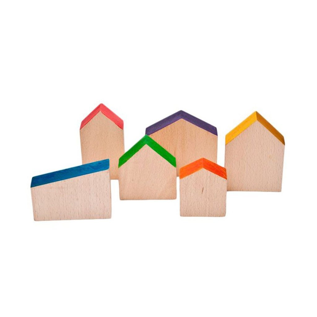 Casas de madera de colores GRAPAT