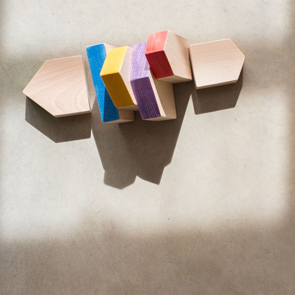 Casas de madera de colores GRAPAT