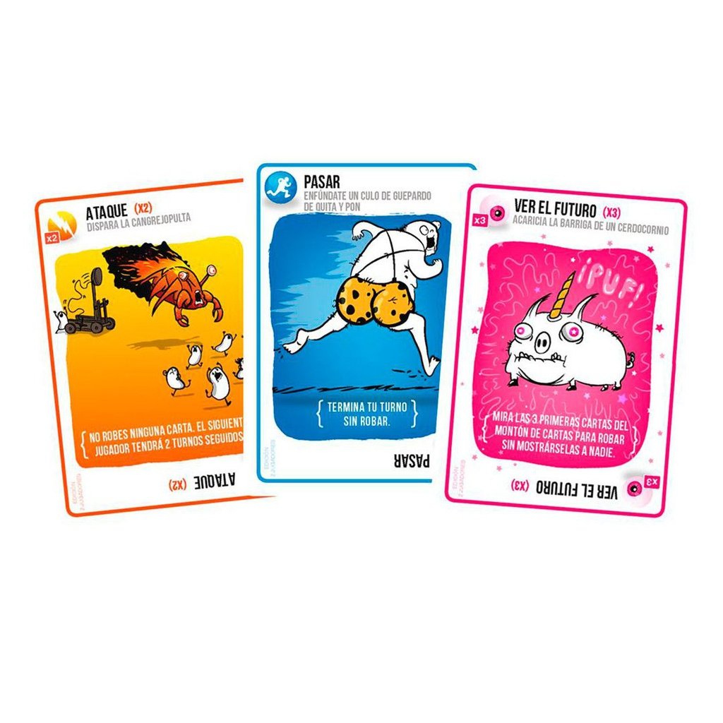 Exploding Kittens Edición 2 jugadores - Juego de cartas