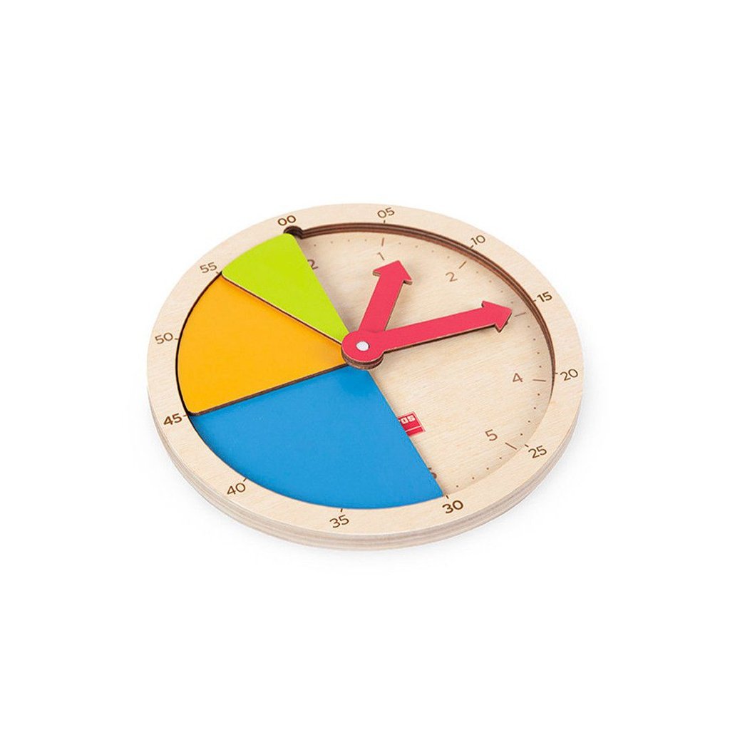 Construimos la hora - Maxi set de madera AKROS 5+ Años