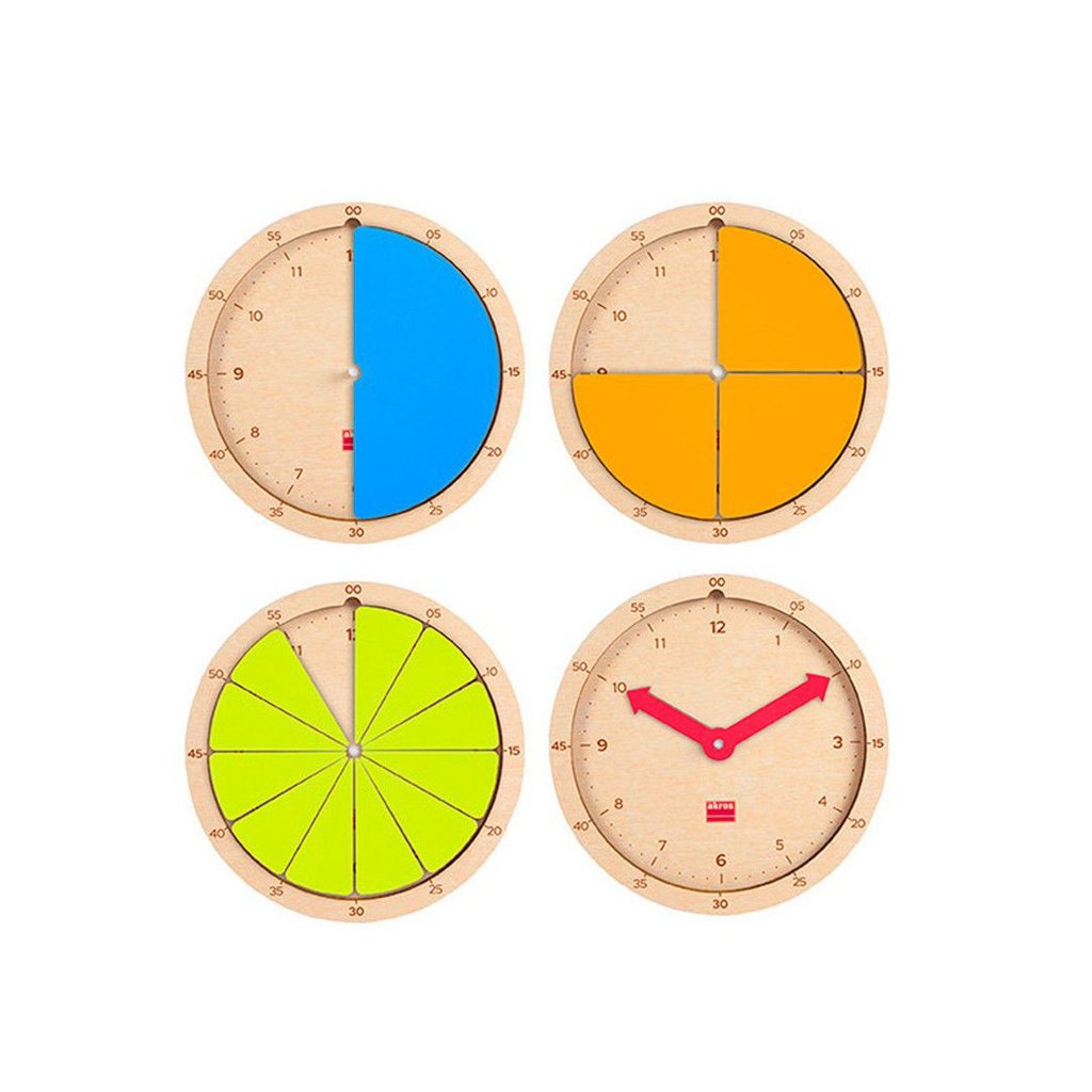 Construimos la hora - Maxi set de madera AKROS 5+ Años