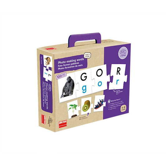 Fotos para formar palabras AKROS. 4+ Años