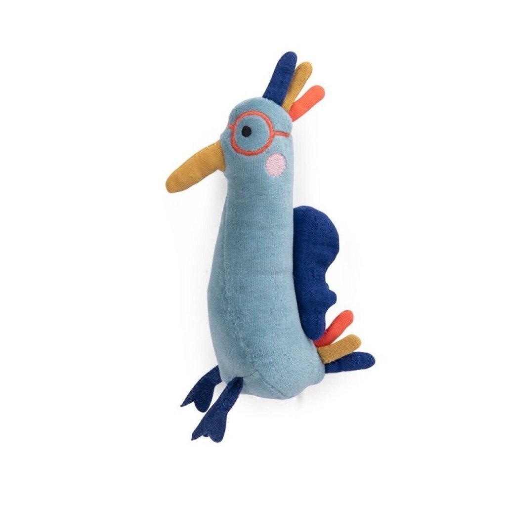 Muñeco Pájaro azul Toupitis MOULIN ROTY