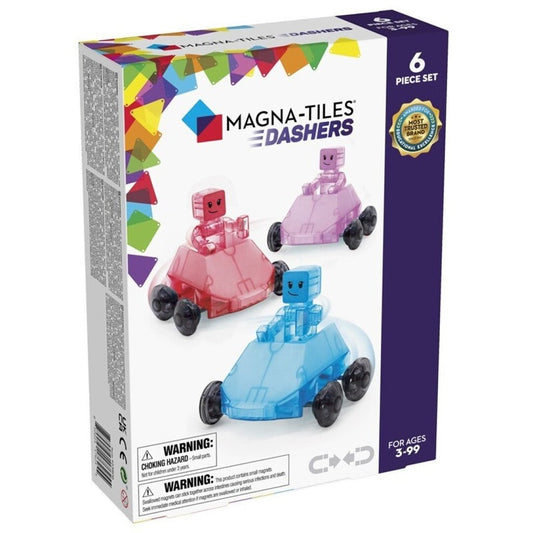 Magna-Tiles Dashers 6 piezas - Juego de construcción magnético