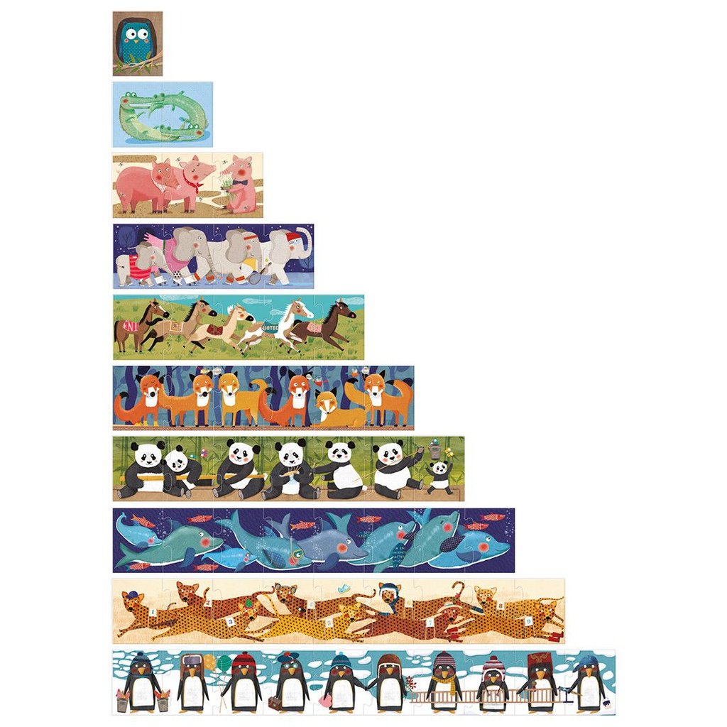 Puzzle 10 Penguins LONDJI