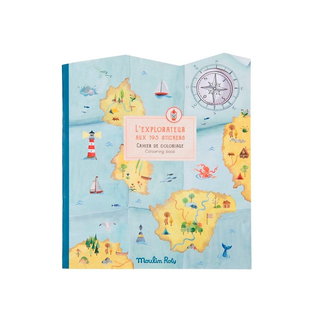 Cuaderno de pegatinas El Explorador MOULIN ROTY