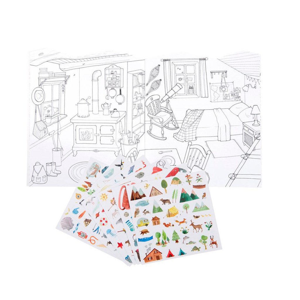 Cuaderno de pegatinas El Explorador MOULIN ROTY